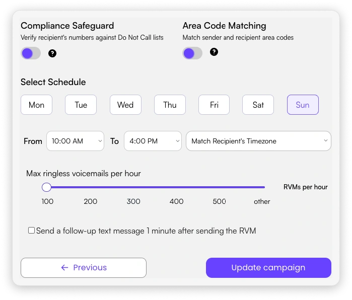 Precise throttling for controlled delivery